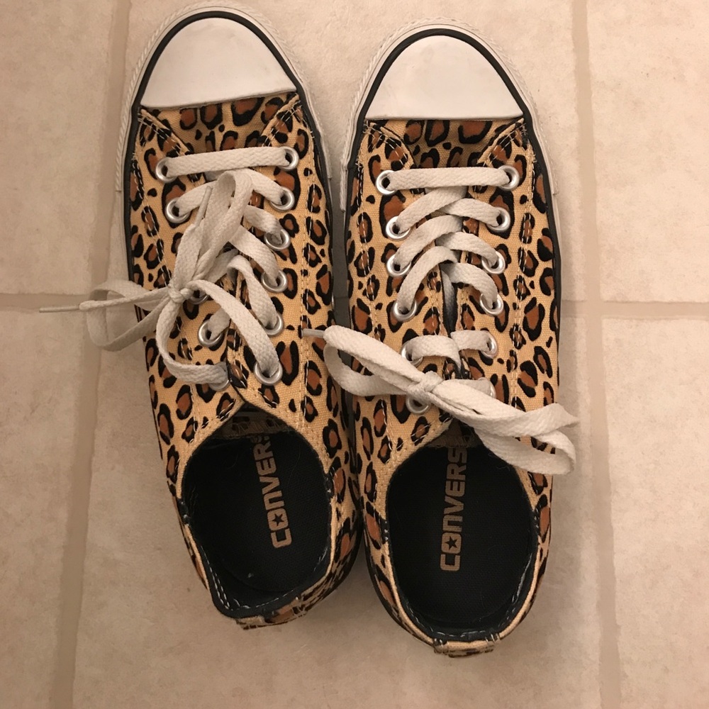 COPY - Leopard Print Converse, Size 7
